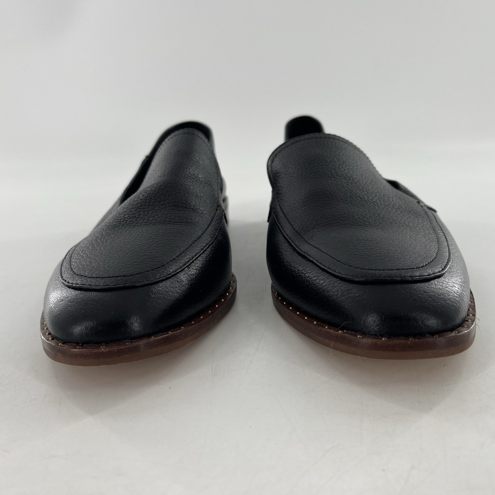 Vince Camuto Leather Womens Flat Shoe VC-Cretinian 8.5 Black Souffle Lux 39.5 - Picture 3 of 16